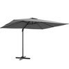 Sonkuki 10X8FT Outdoor Patio Cantilever Umbrella With Canopy, 360°Rotation Offset Umbrella - 2 of 4