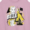 Women's - Disney Princess - Belle Pop Graphic Racerback Tank - 2 of 4