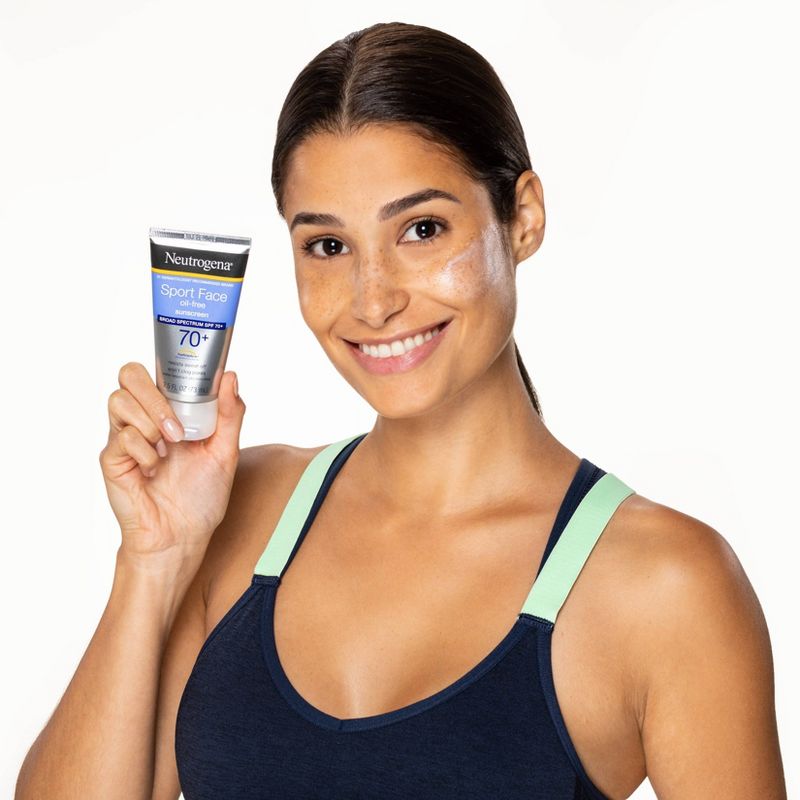 Neutrogena Ultimate Sport Face Oil-Free Sunscreen Lotion - SPF 70+ - 2.5 fl oz, 4 of 12