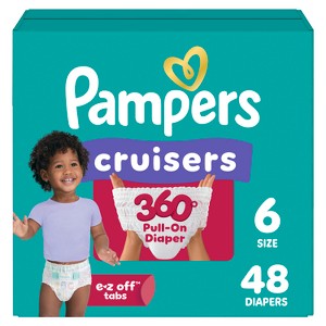 Pampers Cruisers 360 Diapers - (Select Size and Count) - 1 of 4