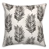 Creative Products Black Fern Pattern 18x18 Indoor / Outdoor Pillow - 2 of 4