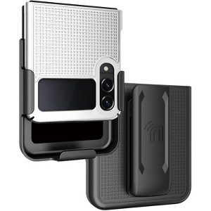 Nakedcellphone Slim Case and Belt Clip Holster Combo for Samsung Galaxy Z Flip 4 (SM-F721, 2022) - 1 of 4
