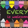 Ashley Productions® The Original Fun Mat™, Welcome Mat, 18" x 30", Everyone Welcome Crayons Composition - 4 of 4