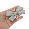 Unique Bargains Faux Pearl Heart Bow Handbag Charms Keychains - 4 of 4