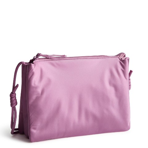 Vera Bradley Women's Nylon Foxbury Crossbody Bag Smoky Grape