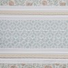 Grungis 72x72 Inch Cotton Shower Curtains with 12 Button Holes at the Top and Printed and Pieced Multi Pattern Design for Bathroom - 3 of 4