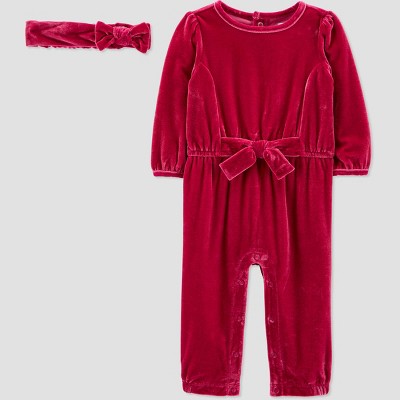 velvet romper baby