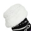 Jujutsu Kaisen Satoru Goji Women's Purple Faux Shearling Lined Crew Socks - 4 of 4