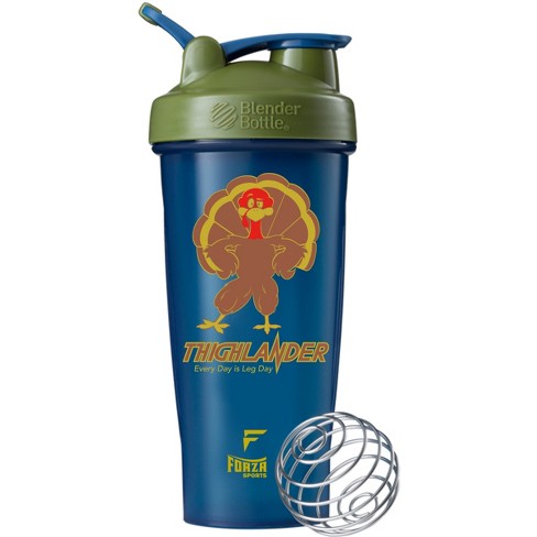 BlenderBottle X Forza Sports 28oz Classic Shaker Bottle - Leakproof, Mixes Protein & Smoothies With Ease