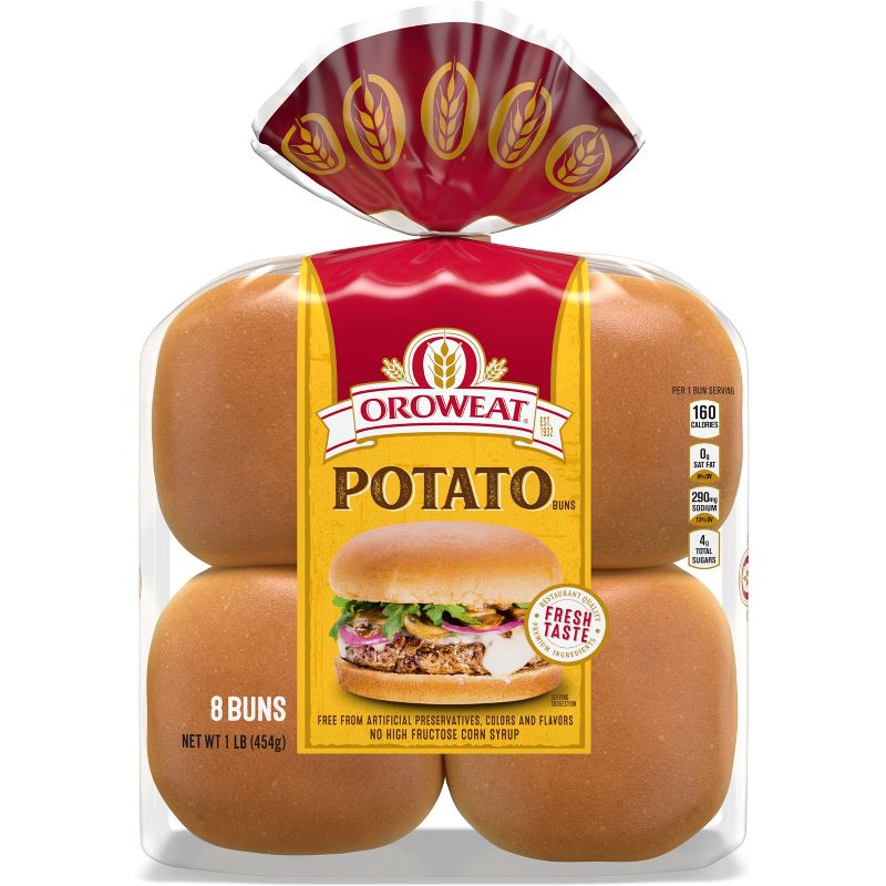 Oroweat Potato Sandwich Buns - 1lbs, 1 of 7