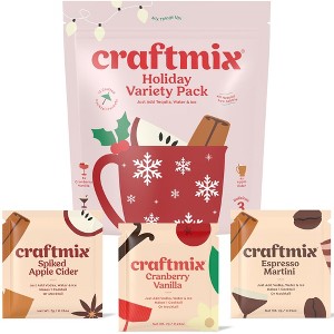 Craftmix Holiday Variety Pack - Makes 12 Drinks - 1 of 4