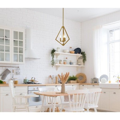 Irina Brass 3-Light Indoor/Outdoor Pendant