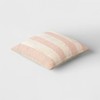 Textural Woven Striped Square Throw Pillow - Threshold™ - 3 of 4