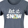 Women's - SpongeBob SquarePants - Let It Snow Graphic T-shirt Dress - 2 of 4