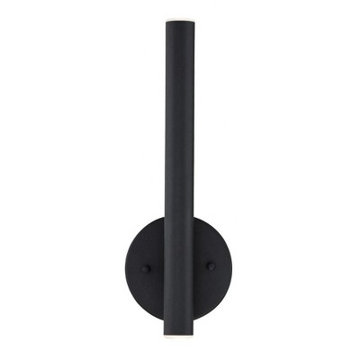 Matte Black Modern Steel LED Wall Sconce