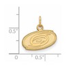 Black Bow Jewelry 14k Yellow Gold Carolina Hurricanes NHL Extra Small Pendant - 2 of 3