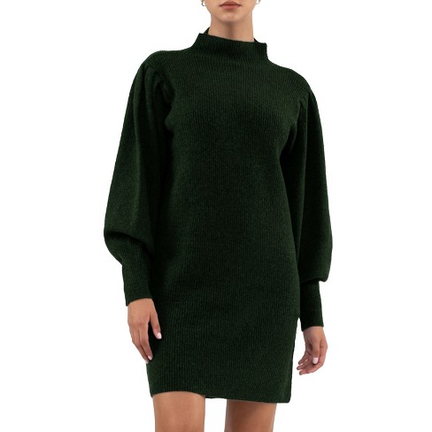 Green sweater hotsell dress target