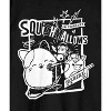 Squishmallows Rock Out Crew Neck Short Sleeve Men's Black T-shirt - 2 of 3