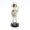 TopComfy Decorative Object Aluminium Sculpture on Base for Modern Home Office Decor, Silver, 5"*5"*13" - 4 of 4