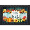 Briarwood Lane Happy Fall Pumpkins Primitive Doormat Autumn Leave - image 2 of 4