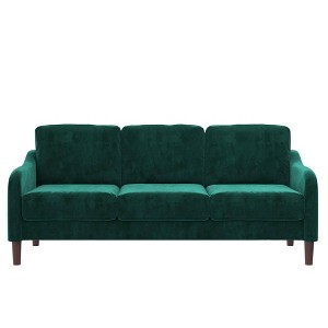 Green velvet couch target discount