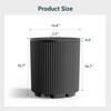 INFURNIC Umbrella Bases Heavy Duty Stand with Table Storage for Patio Garden Deck Pool and Outdoor Spaces, Black, 14.8"*14.8"*16.7" - 3 of 4