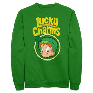 Men's Lucky Charms St. Patrick's Day Leprechaun Logo Sweatshirt - 1 of 4