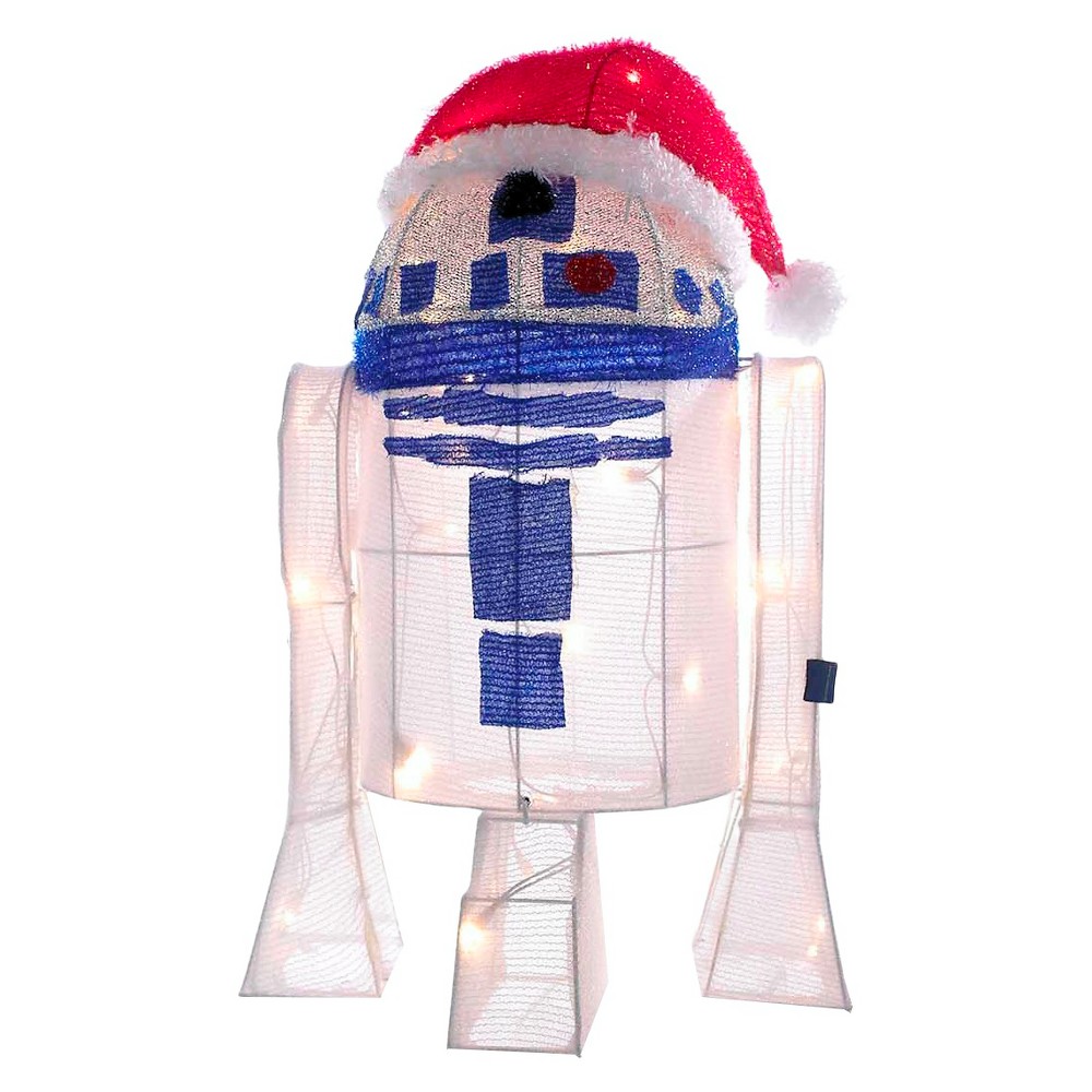 UPC 086131258091 product image for Star Wars 28 R2D2 Tinsel Lit Décor, Clear | upcitemdb.com