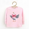 Valentine Goose Coquette - Toddler Long Sleeve Graphic Tee - 3 of 4