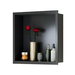 Shower Niche 12X12 Inch, Stainless Steel, Storage for Shower Wall, No Tile Needed Recessed Design, Rectangle Recessed, Shower Installation Kits - 1 of 1