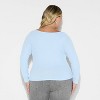 Women's Slim Fit Long Sleeve Round Neck T-Shirt - Wild Fable™ - 3 of 3