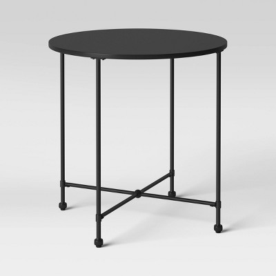 Midway Round Metal Patio Bistro Table - Black - Threshold™ designed with Studio McGee