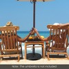 Tangkula 31 lbs Patio Round Umbrella Weighted Base Heavy-Duty Table Market Stand Outdoor - 3 of 4