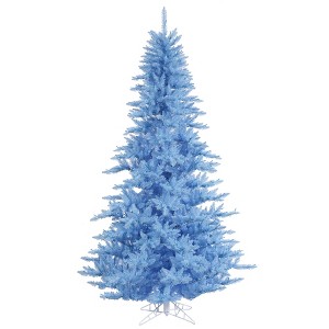 Vickerman Sky Blue Fir Artificial Christmas Tree - 1 of 2