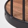 Iron and Mangowood Wire Paper Towel Holder Black - Threshold™: Freestanding Kitchen Napkin Holder - 3 of 3