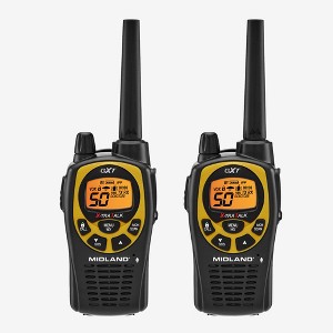 Midland GXT1030 GMRS Walkie Talkie Yellow - GXT1030VP4 - 1 of 4