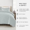 Modern Geometrics & Thatch Pattern 3PC Duvet Cover & Shams Set, Ultra Soft, Easy Care - Becky Cameron - 3 of 4