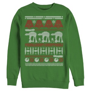 Men's Star Wars Ugly Christmas Sweater Sweatshirt - 1 of 3