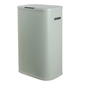 happimess Tammi Kitchen 14.5-Gallon Slim Metal Push Button Trash Can - 1 of 4