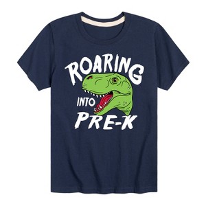 Boys' - Instant Message - Roaring Into Pre K Short Sleeve Graphic T-Shirt - 1 of 4