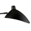 360 Lighting Colborne Modern Swing Arm Wall Lamps Set of 2 Black Plug-in Light Fixture Up Down Metal Shade for Bedroom Bedside Living Room Reading - 3 of 4