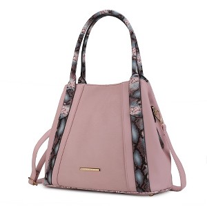MKF Collection Kenna Snake embossed Vegan Leather Women’s Tote Handbag by Mia K - 1 of 4