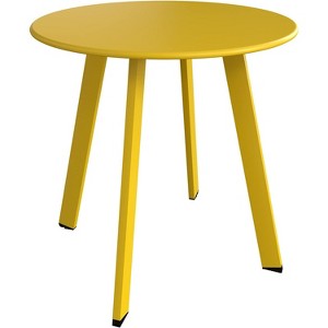 Decksplore Small Round Side Table Outdoor Side Table Patio End Table - 1 of 4