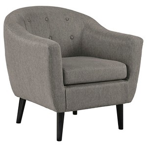 Klorey Accent Chair - Charcoal - Signature Design by Ashley, Grey