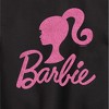 Boys' - Barbie - Barbie Logo Pink Glitter Graphic Long Sleeve Fleece Sweatshirt - 2 of 4