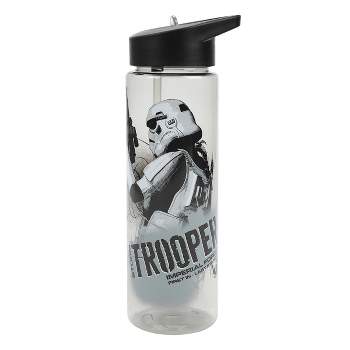 Star Wars Darth Vader & Stormtrooper 24 Oz Single Wall Plastic Water Bottle