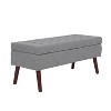 VYNXARIA Storage Bench with Storage Bench for Bedroom End of Bed Bench Foot of Bed Bench Entryway Bench Storage Ottoman Bench - 3 of 4