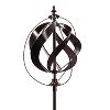 Evergreen 85.5"H Misting Wind Spinner, Copper Sphere - 3 of 4