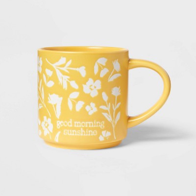 16oz Stoneware Good Morning Sunshine Mug - Threshold™