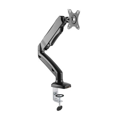 Premium Height Adjustable Single Monitor Arm Black - Rocelco